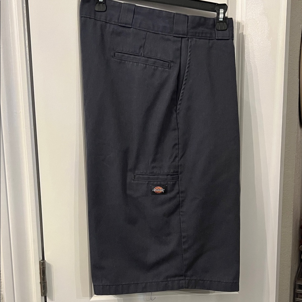 Dickies Men's Charcoal Flat Front Shorts